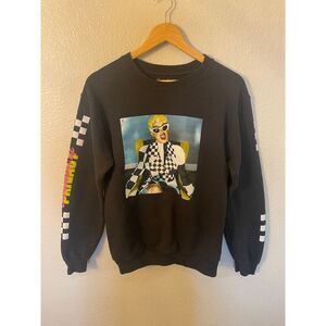 Cardi B Invasion of Privacy Black Long‎ Sleeve Sweatshirt Men's Small Hip Hop